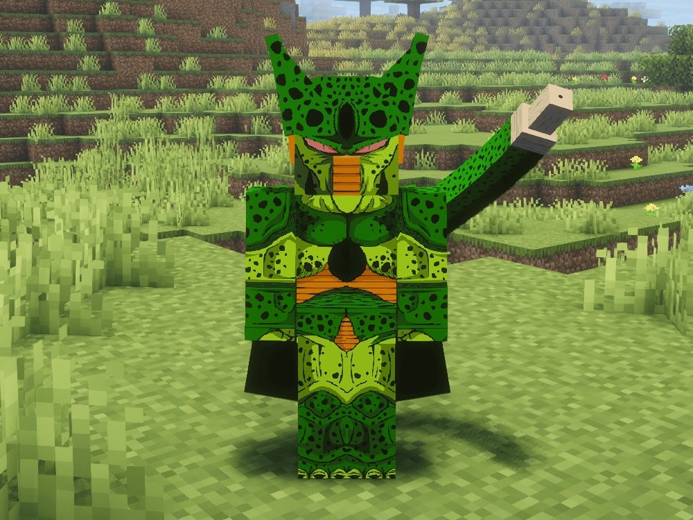 Personaje Bio-Android al estilo de Cell